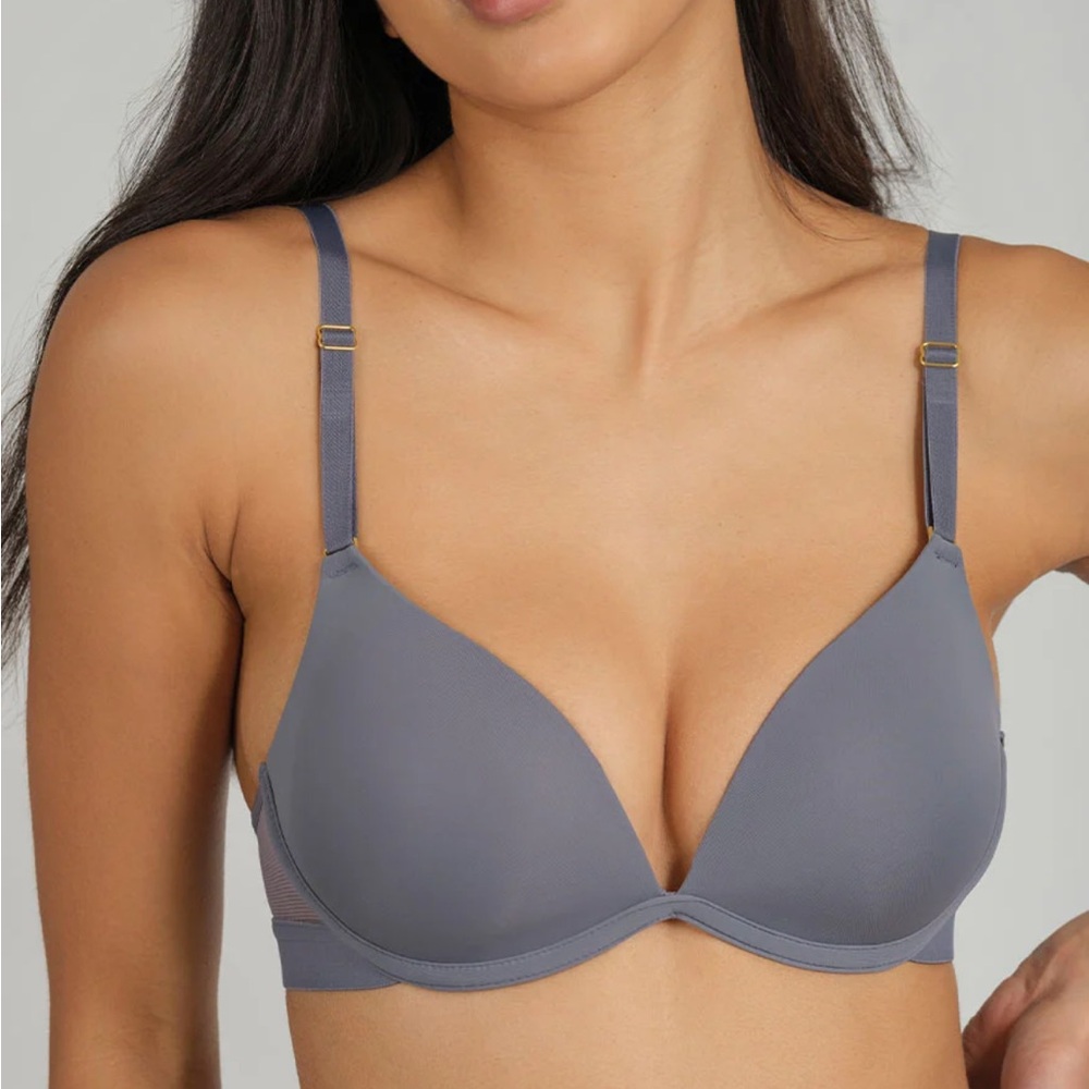 LIVELY Deep V No-Wire Push-Up Bra- 36C